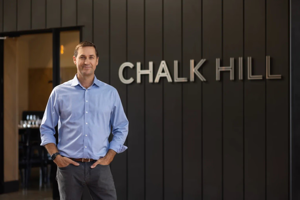 Tom Harvey, CEO of Chalk Hill Wines